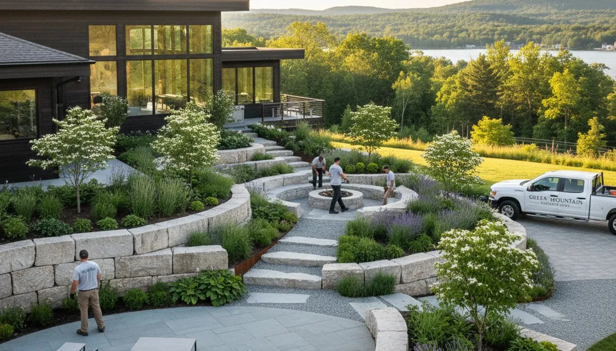 Landscaping services in Burlington, VT for residential and commercial properties