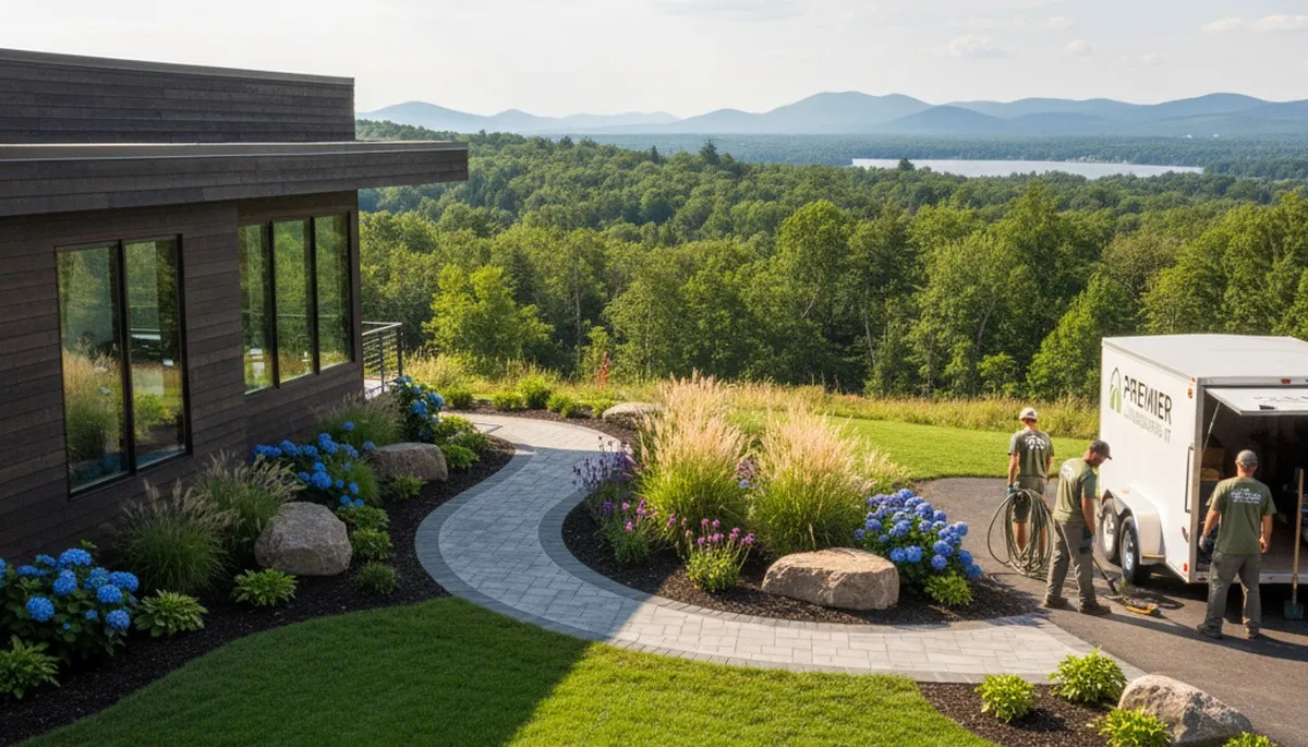 Landscaping service in Burlington, VT for residential and commercial property maintenance