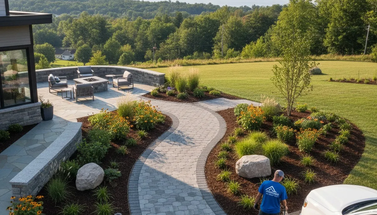 Landscaping services in Burlington, VT for lawn care, garden design, and property maintenance