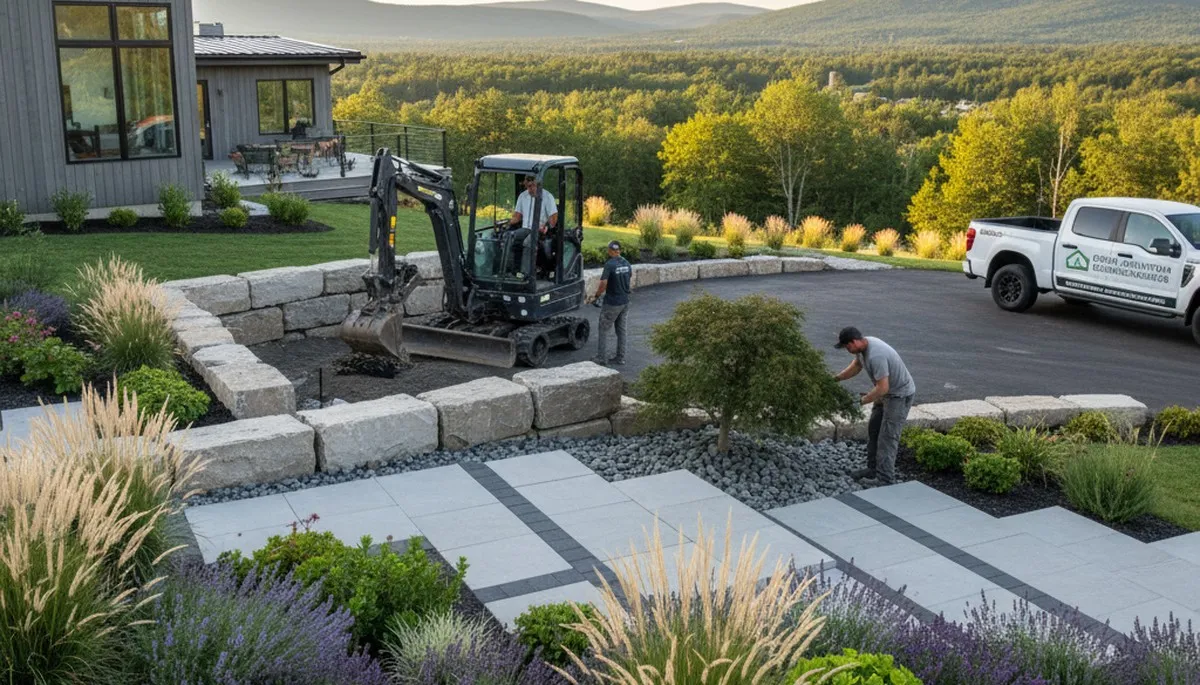 Landscaping services in Burlington, VT for residential and commercial properties