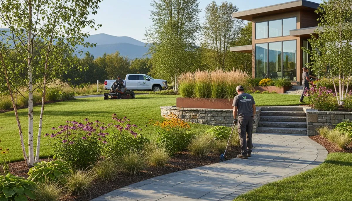 Landscaping services in Burlington, VT for residential and commercial properties