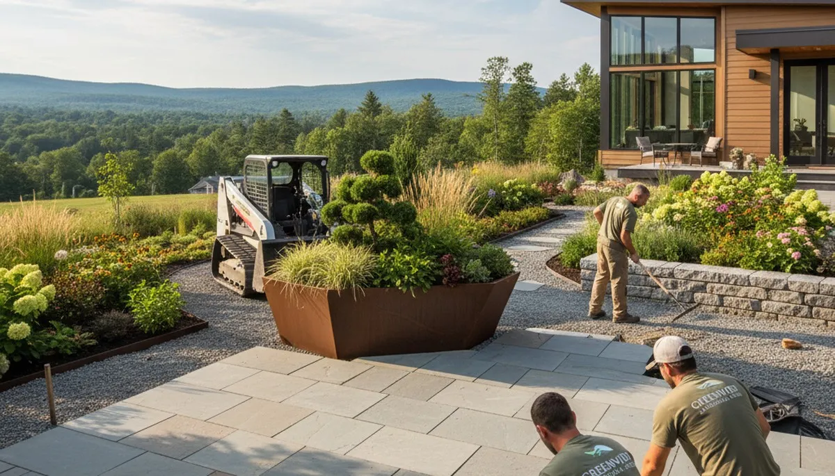 Landscaping services in Burlington, VT for professional lawn care and outdoor property maintenance