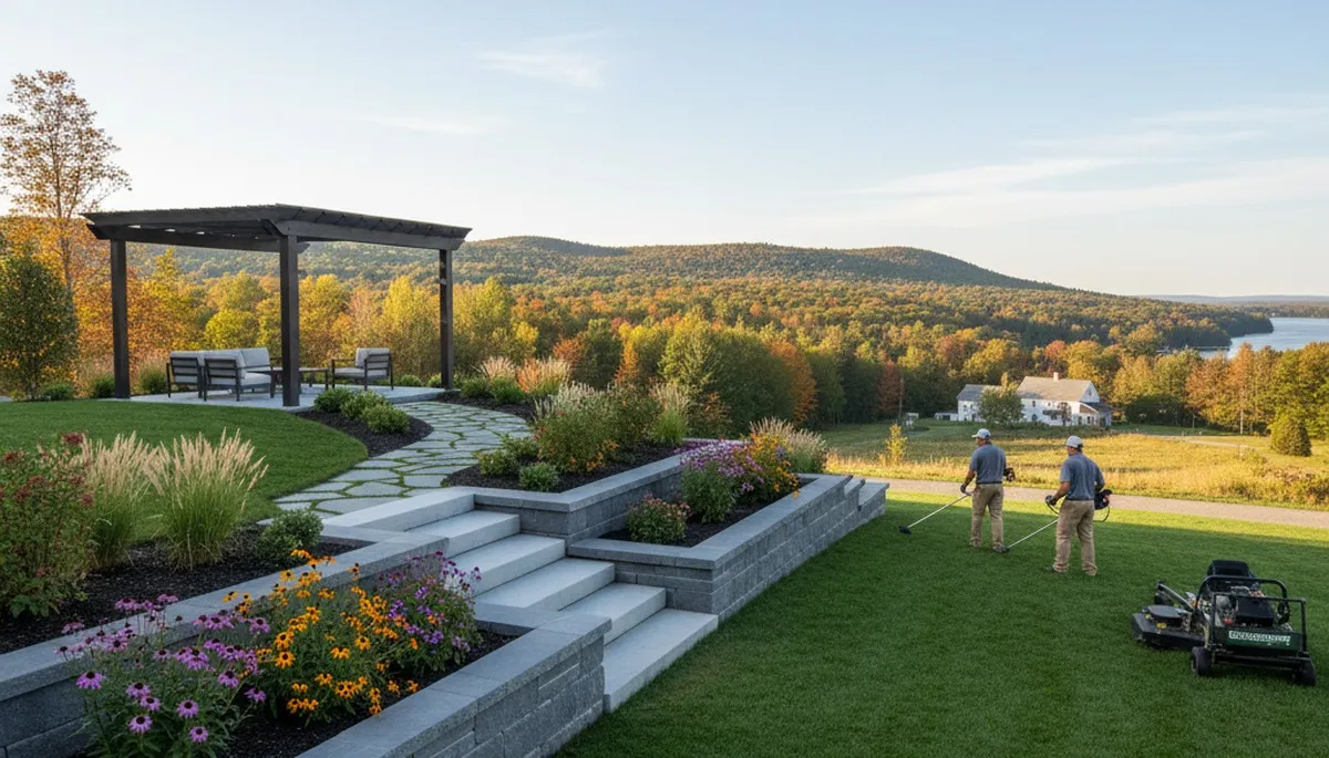 Landscaping services in Burlington, VT for residential and commercial properties