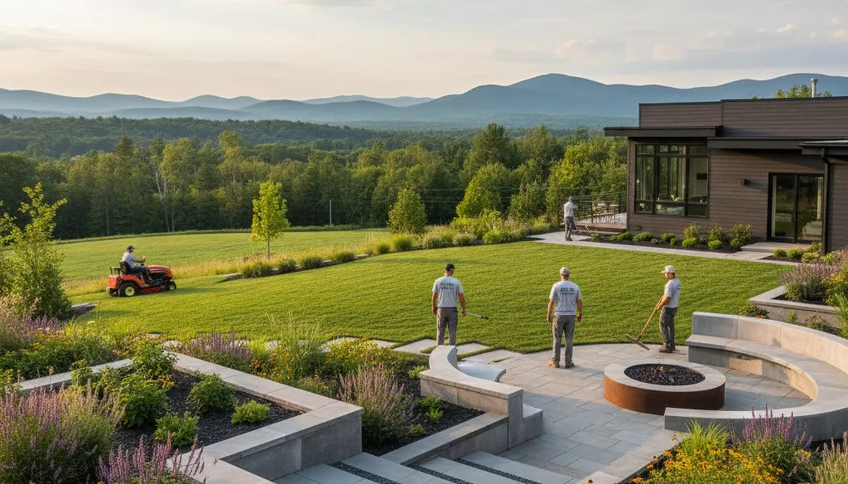 Landscaping services in Burlington, VT for residential and commercial property maintenance
