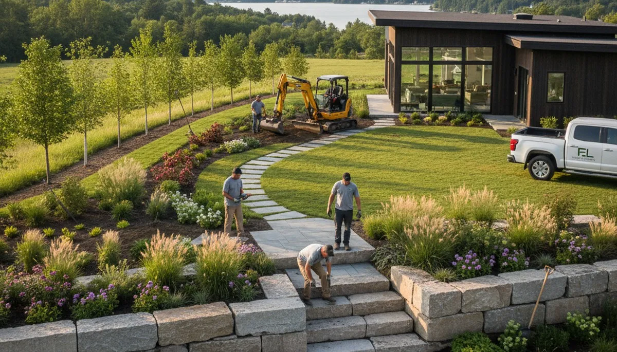 Landscaping services in Burlington, VT for residential and commercial properties