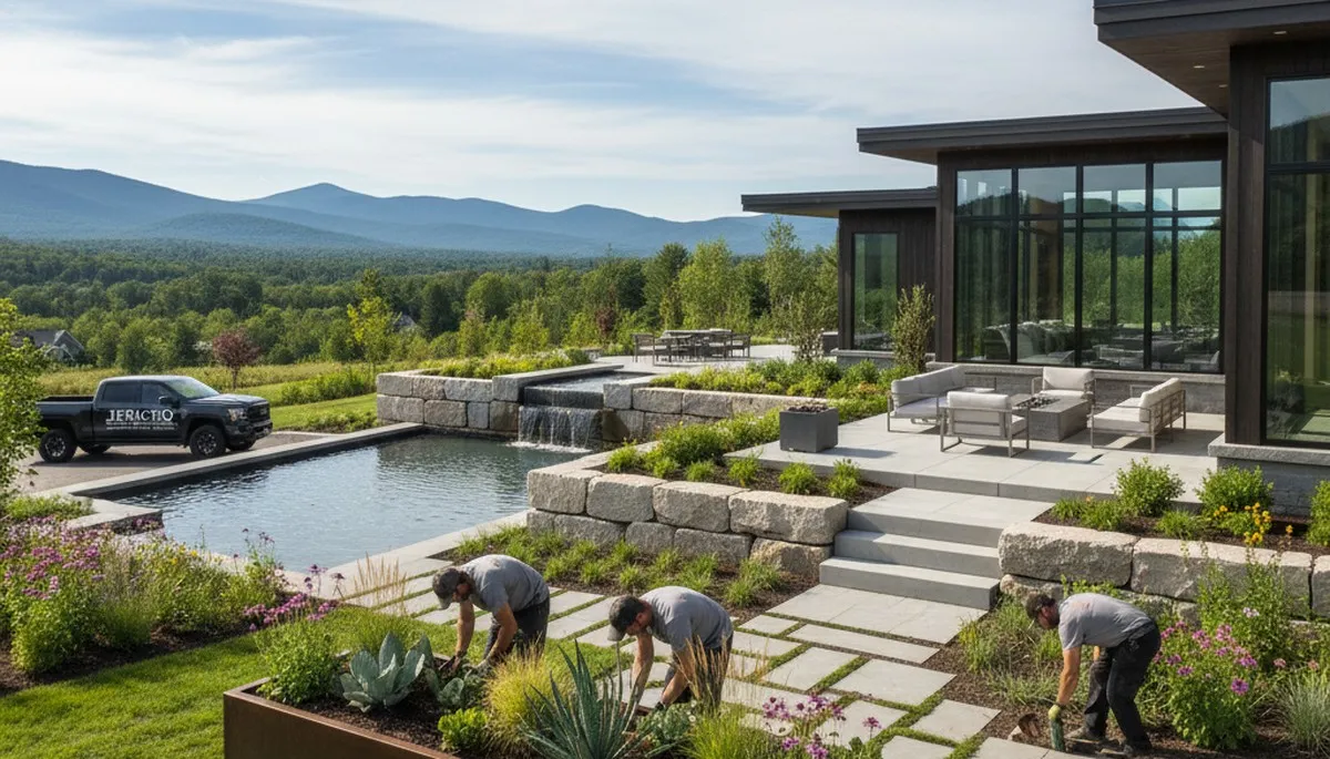 Landscaping services in Burlington, VT for residential and commercial properties