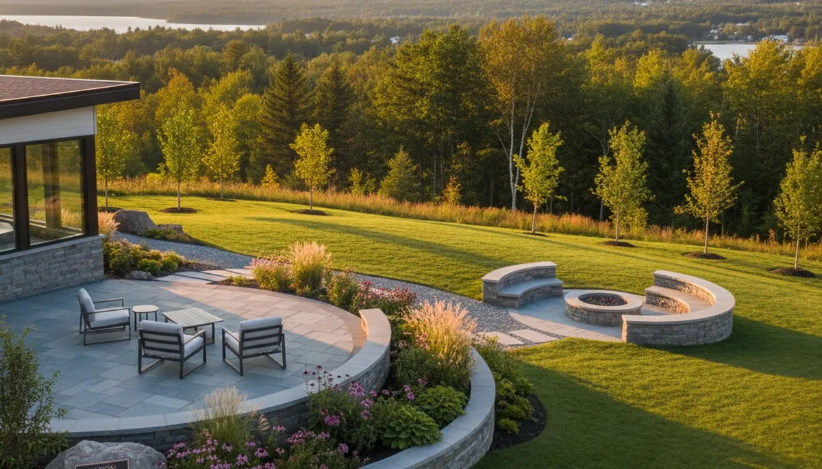 Burlington, VT landscaping team providing professional lawn and garden maintenance services
