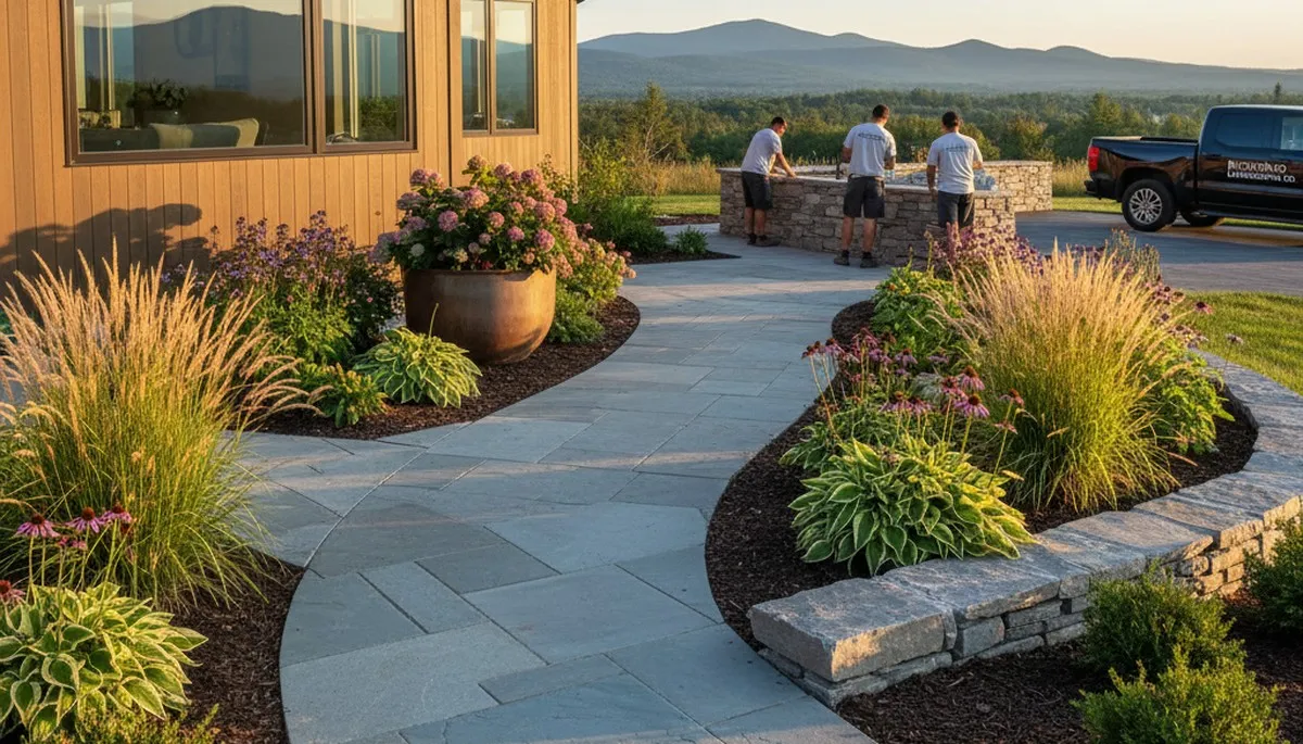 Landscaping services in Burlington, VT for residential and commercial properties