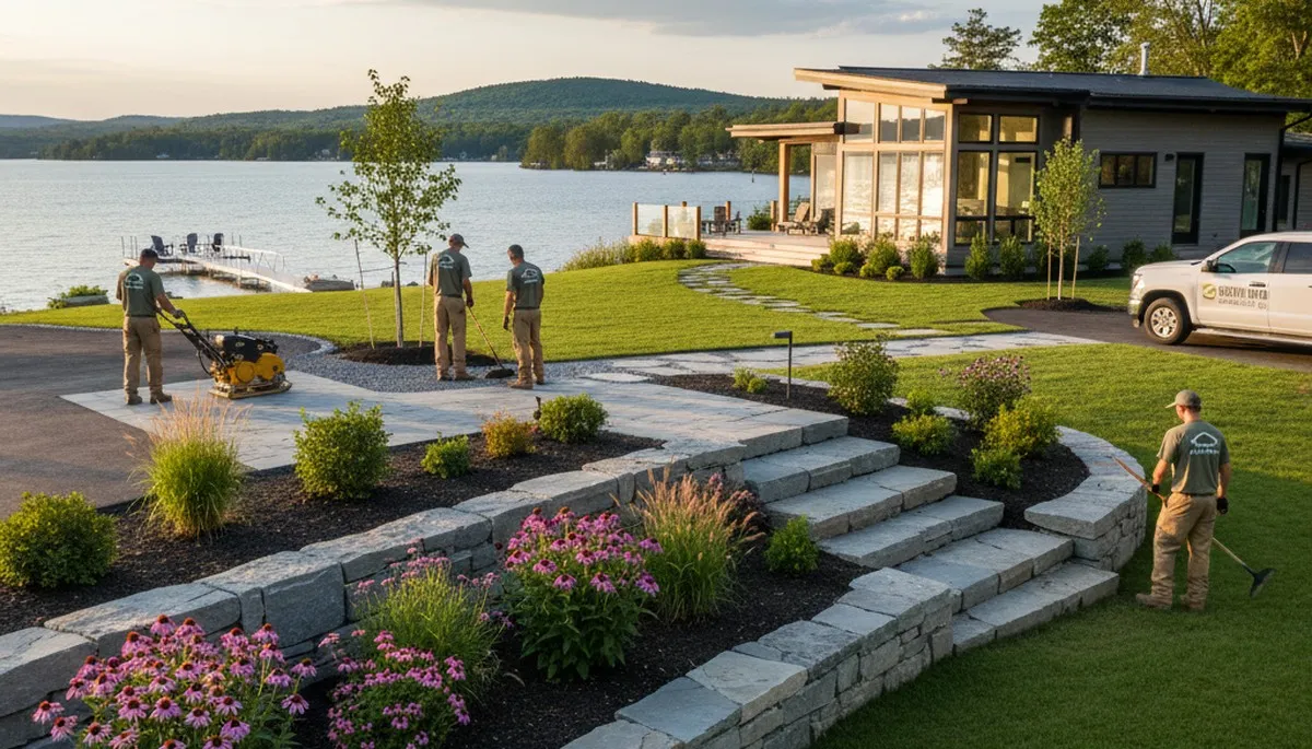 Landscaping services in Burlington, VT for residential and commercial properties