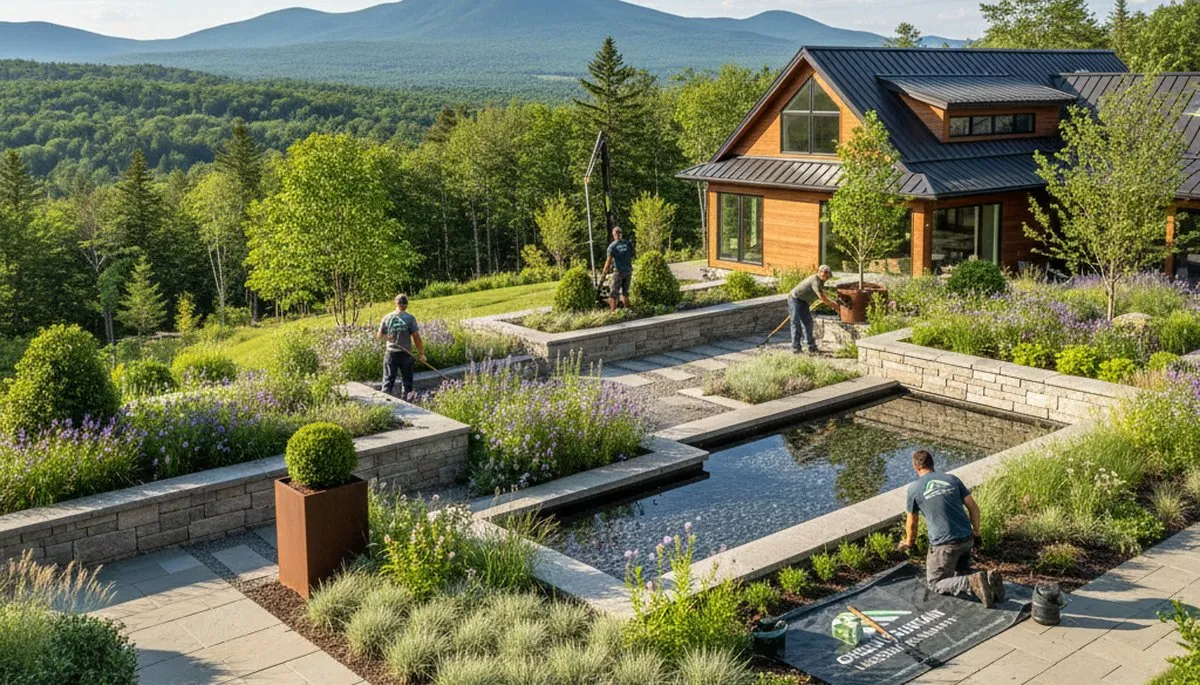 Burlington, VT landscaping services by local landscapers for lawns, gardens, and outdoor property care