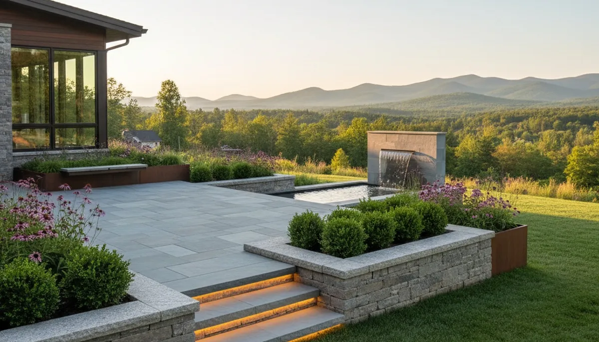 Burlington, VT landscaping team providing professional lawn care and outdoor property maintenance