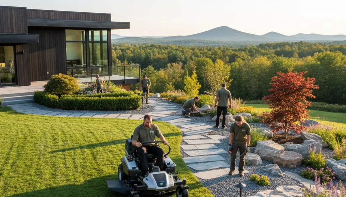 Landscaping services in Burlington, VT for residential and commercial properties