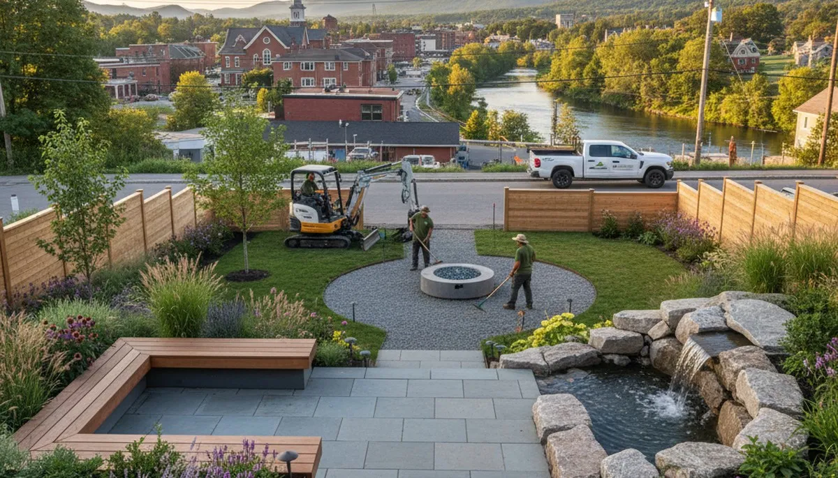 Landscaping services in Burlington, VT for residential and commercial outdoor maintenance