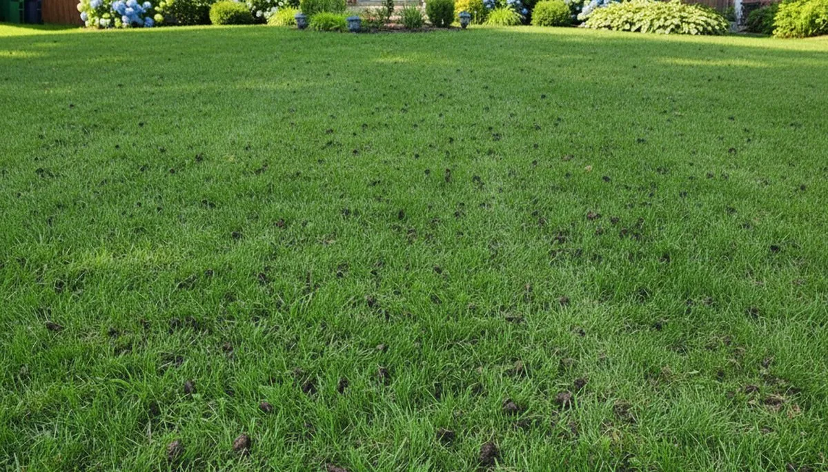 Healthy Burlington VT lawn recovering after professional aeration by Chop Chop Landscaping